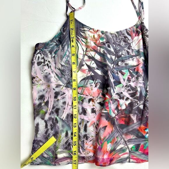 Alice + Olivia Silk Spaghetti Strap Women's Top - Picture 10 of 10